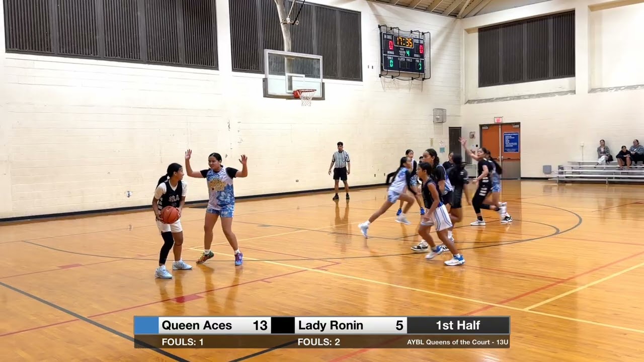 Queen Aces vs Lady Ronin - 1/21/26 (AYBL Queens of the Court - 13U)