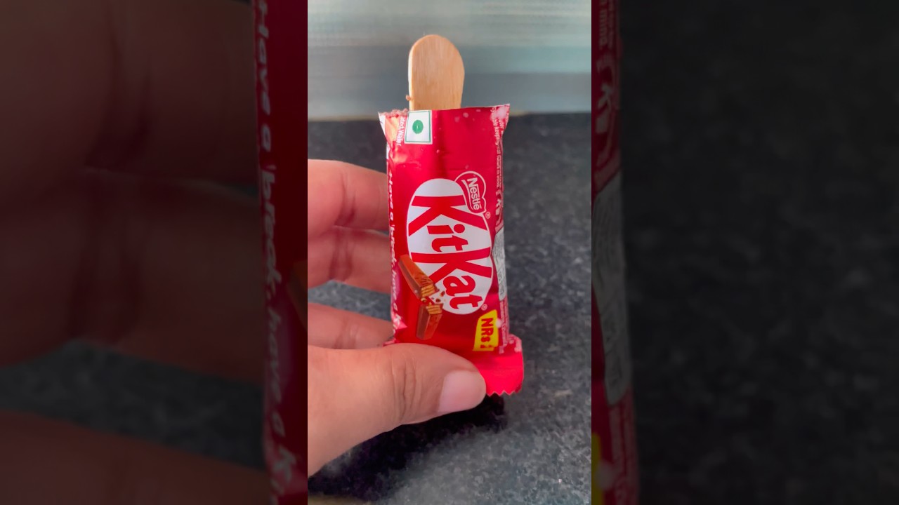 KitKat Chocolate Icecream🍫🤤#kitkat#chocolate#icecream #popsicle#homemade #youtubeshorts