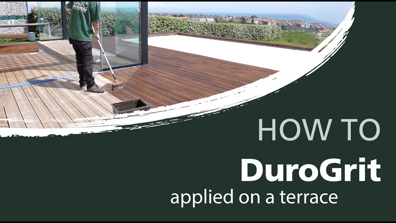 How to oil your new wooden, pine terrace/decking with DuroGrit | Rubio Monocoat