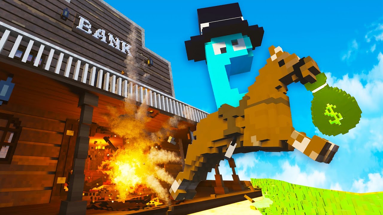 I Steal From the Old West with TNT in Teardown: Time Campers!