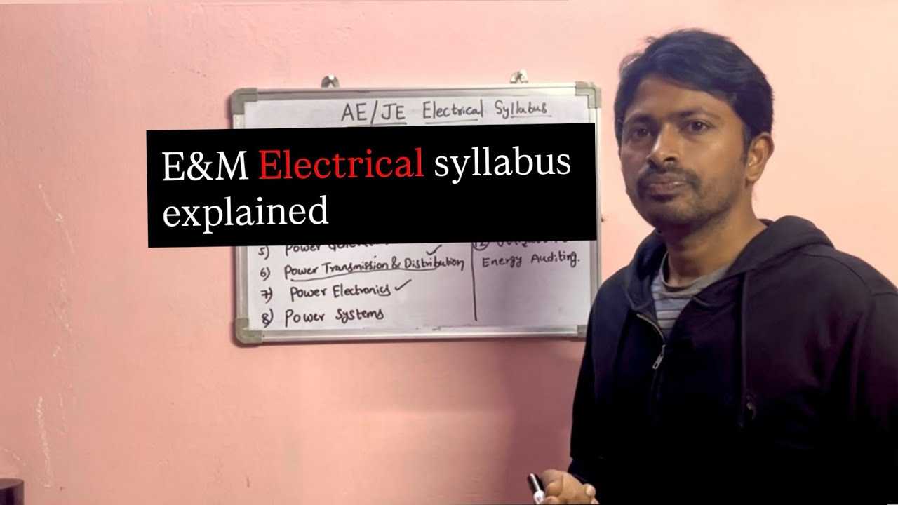 SCCL (E&M) Electrical syllabus explained #sccl #electrical #syllabus #singareni 
