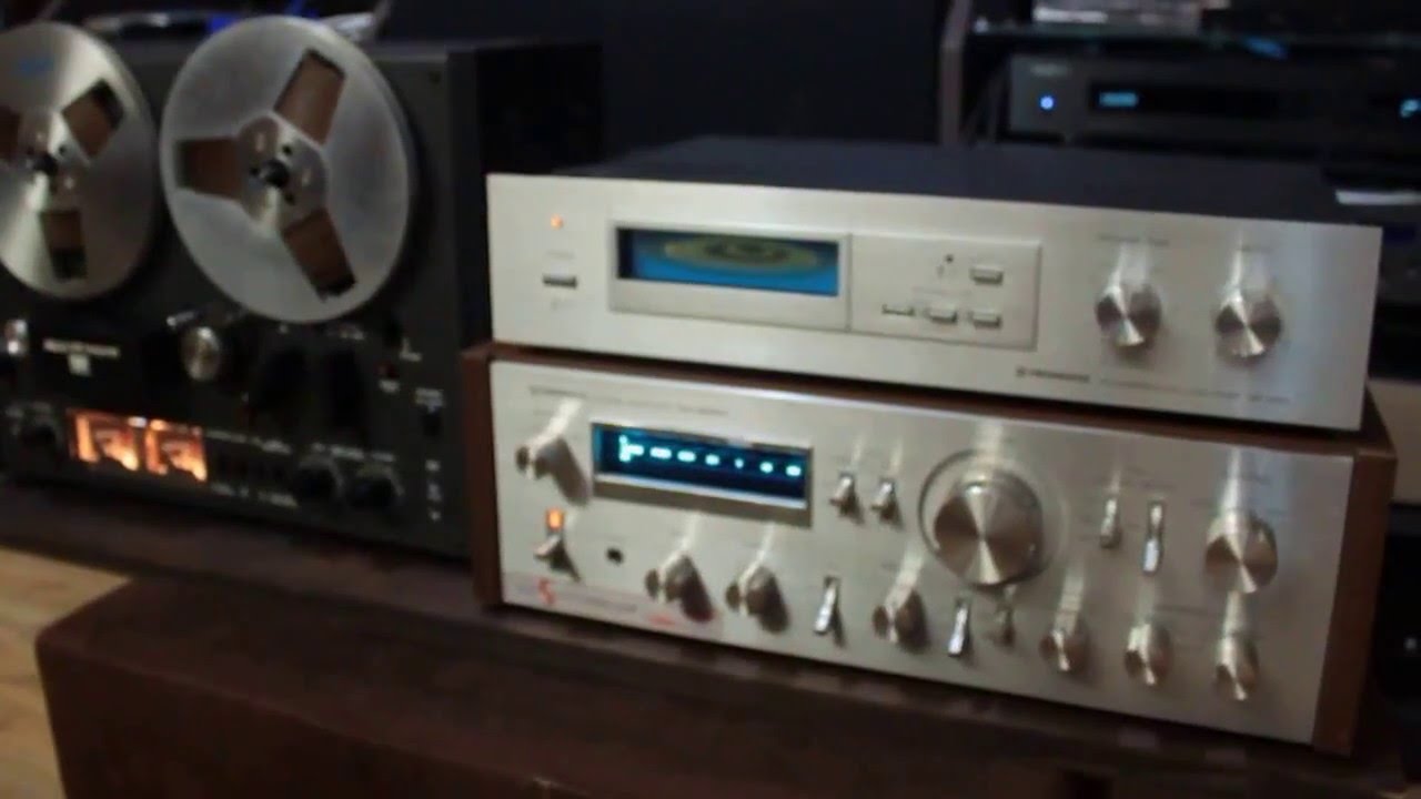 Test Pioneer SA-8800+Akai 4000D+Pioneer CS-705 Osvalter Moller Brazil