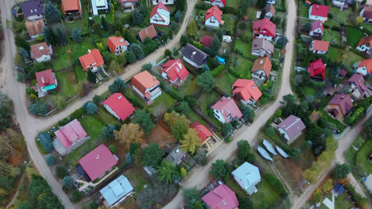 Wilkasy Zalesie z drona fimi x8   październik 2019