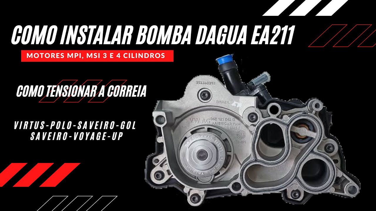 Como Trocar Bomba D’água EA211 MPI, MSI UP, POLO, GOL, VIRTUS, SAVEIRO, VOYAGE