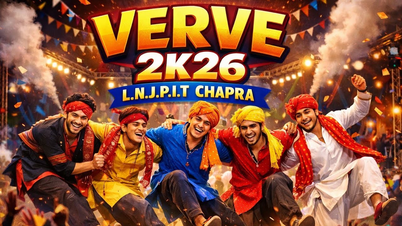 Power Folk Dance Performance by 3 Boys | VERVE 2K26 | LNJPIT Chapra | Best College Dance🔥