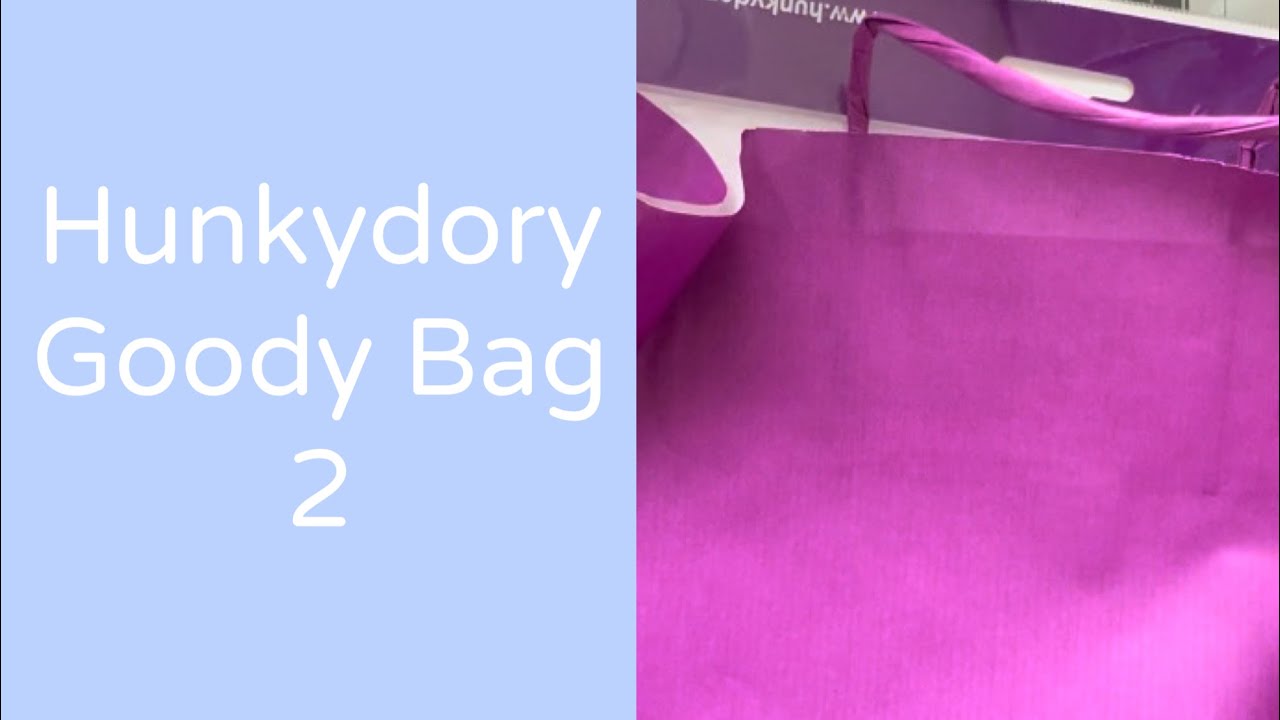 Hunkydory Goody Bag Opening - Bag 2