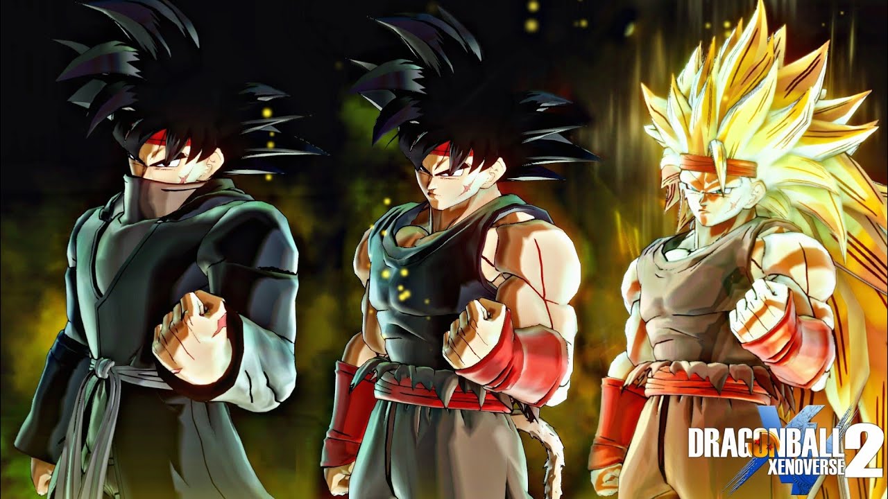 New Bardock Warrior in Black (SDBH) Mod | Dragon Ball Xenoverse 2 Mod