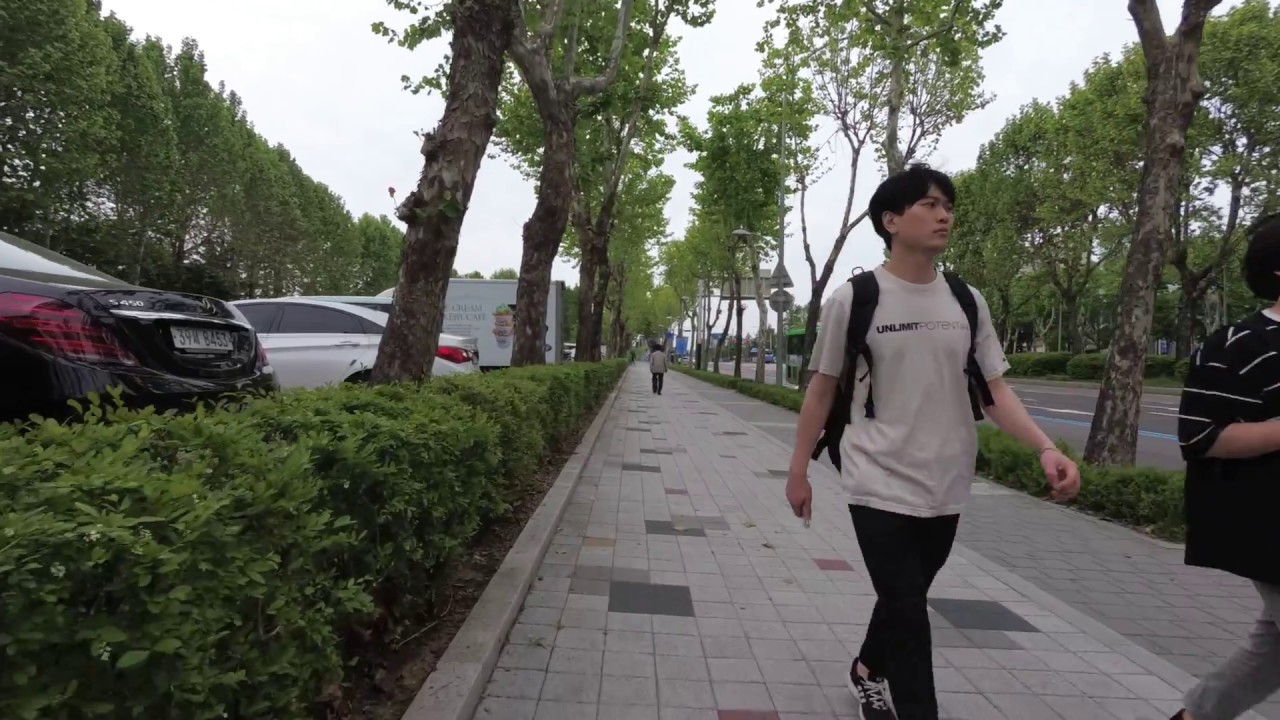 강남대로 - Walking Gangnamdaero, Seoul, Korea