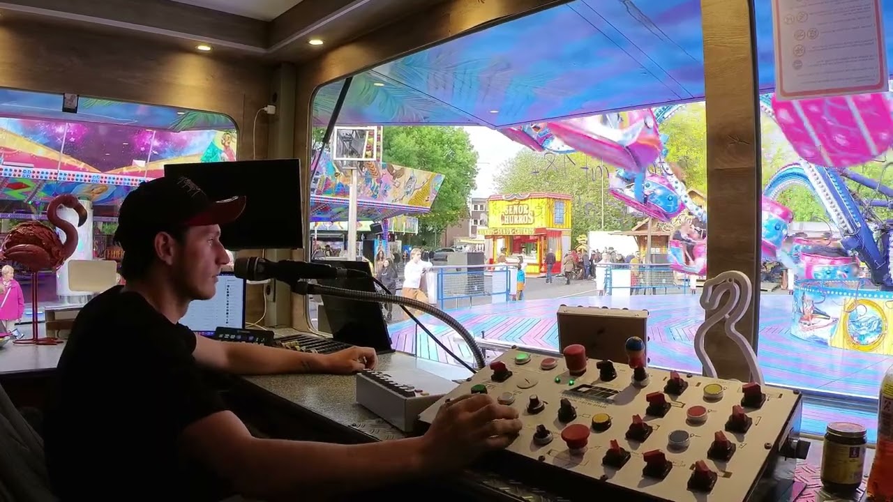 Operator view (Paybox view) Blue Power Polyp (Bauermeister) Gelo-park (Kirmes) Geilenkirchen 2022