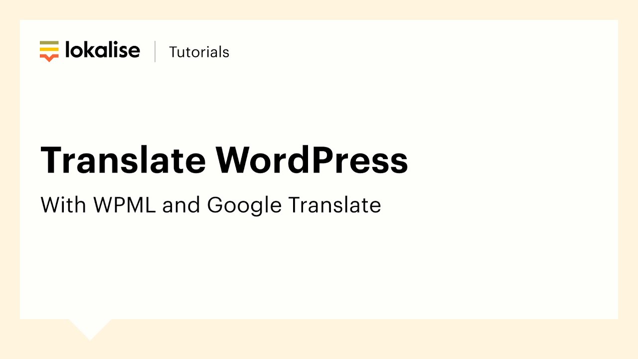 How to translate WordPress with WPML and Google Translate