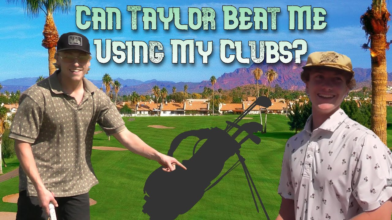 Can Taylor Beat Me Using My Clubs? (My Lowest Round Yet!)