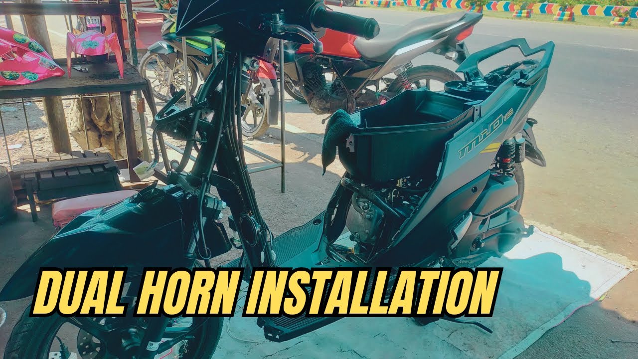 Mio i 125 DUAL HORN INSTALLATION
