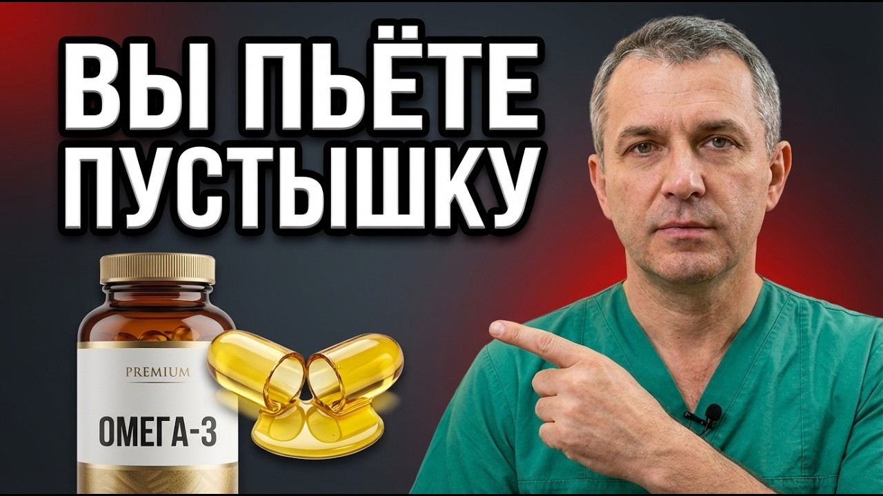 Омега‑3: как выбрать рабочую, а не выбрасывать деньги на рыбий жир в капсулах.