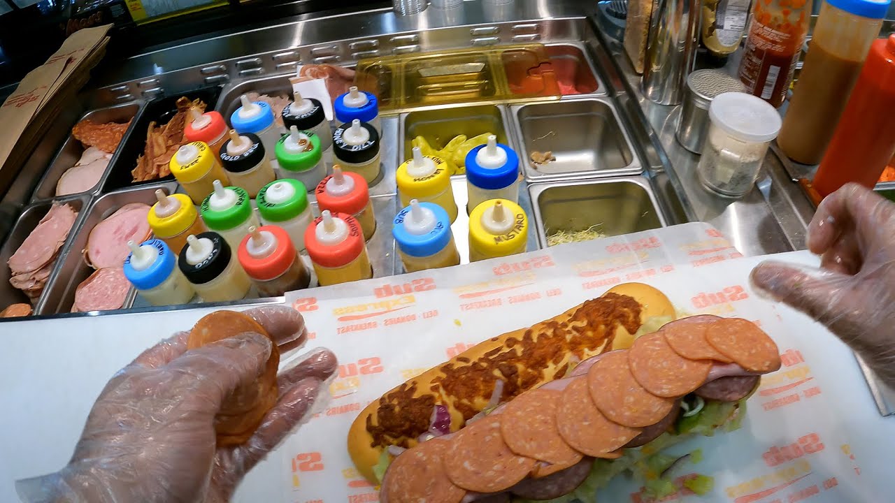 Lunch POV at Sub Express - Canadas newest franchise!