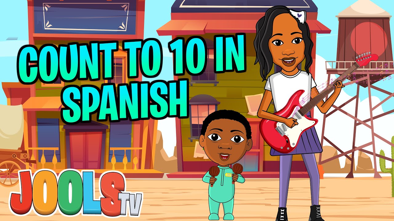 Learning Spanish For Kids | Learn to count to 10 in Spanish | Nursery Rhymes + Kids Songs