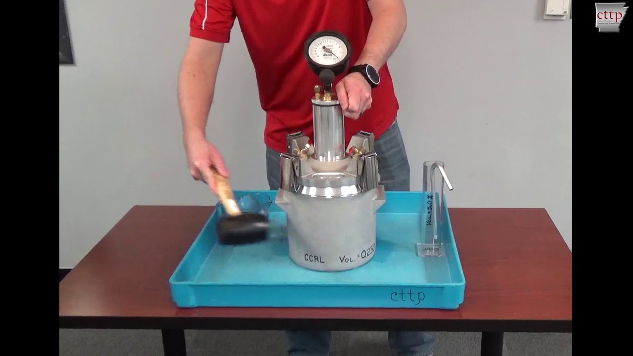 ASTM C231 — Калибровка счетчика типа B