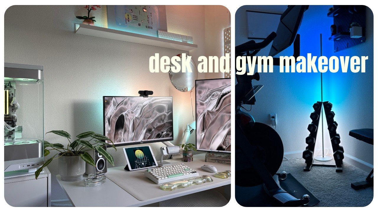 cozy desk and gym makeover 2026