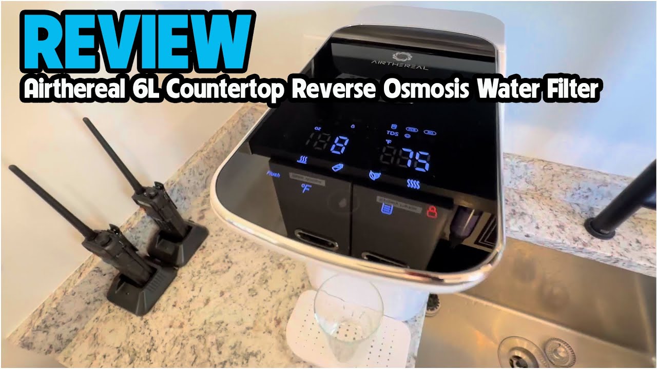 Discover the Airthereal 6L Countertop Reverse Osmosis Water Filter - The Future of Pure Water