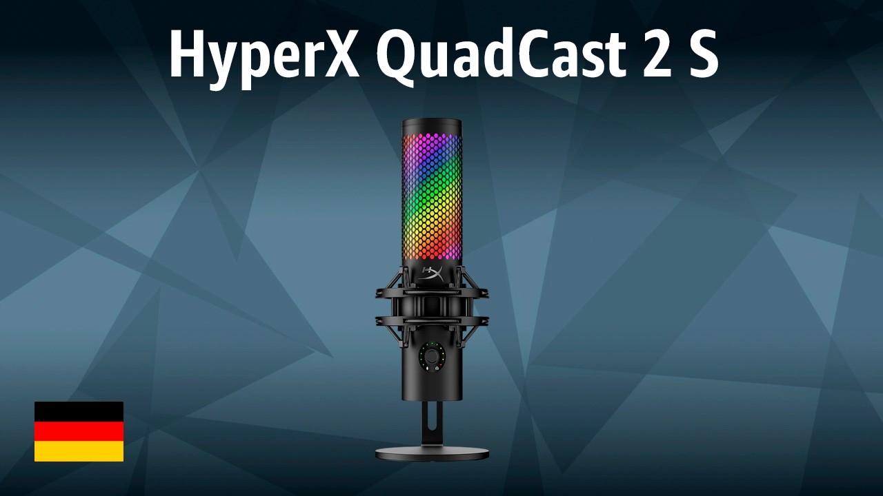 USB-Mikrofon HyperX QuadCast 2 S | TEST | Deutsch