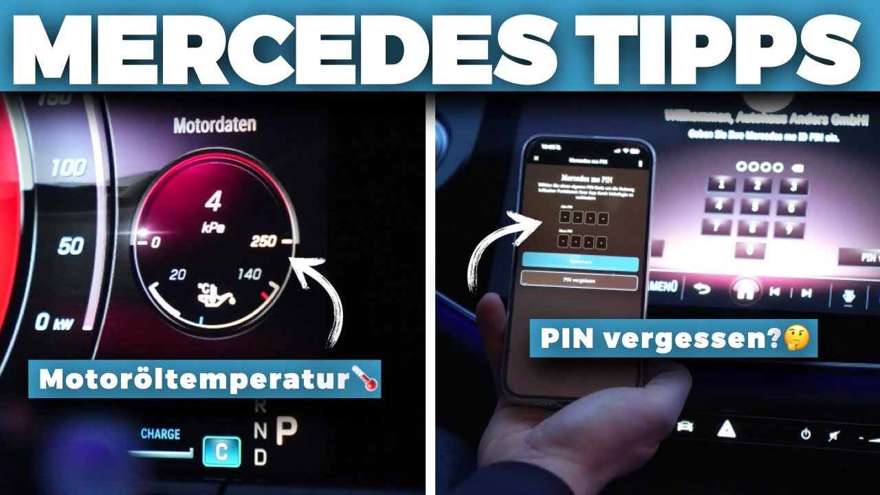 Mercedes MBUX: 5 versteckte Features erklärt! – PIN Reset, Schneehöhen & mehr