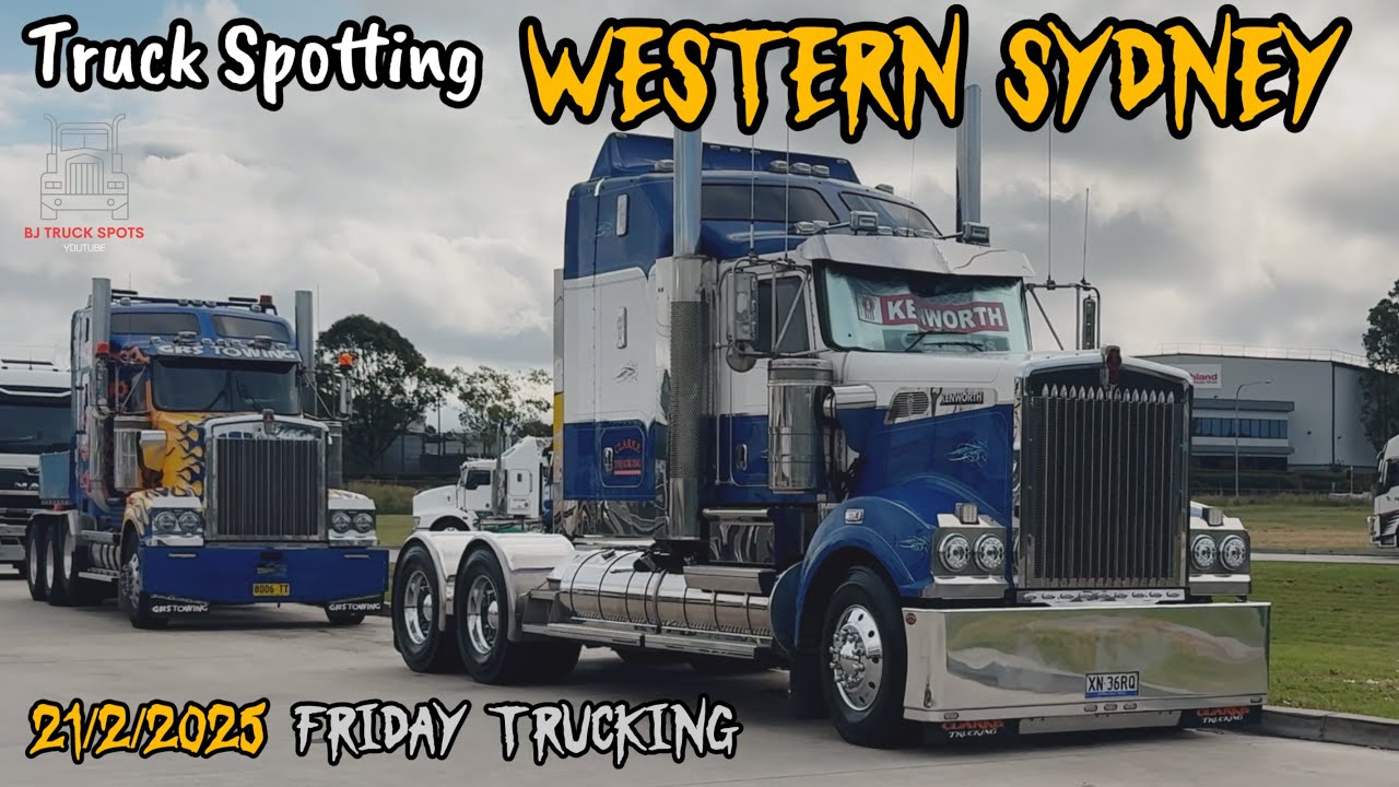 Truck Spotting Western Sydney 21/2/2025 Friday trucking 