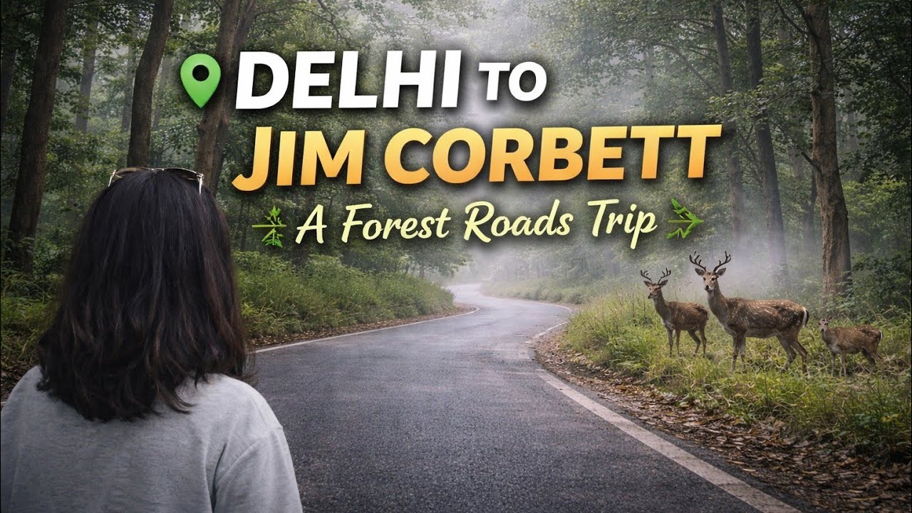 Noida to Jim Corbett Road Trip | Scenic Route, Forest Vibes & Dhikuli Stay