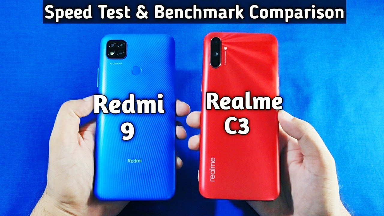 Redmi 9 vs Realme C3 Speed Test, Benchmark Comparison | Realme C3 vs Redmi 9 Speed Test