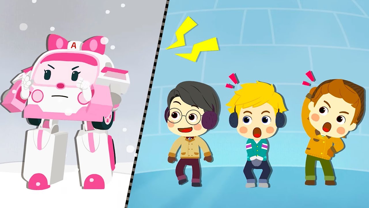 Мультик РОБОКАР ПОЛИ - Уроки Безопасности с Эмбер - Новый развивающий мультфильм  для детей