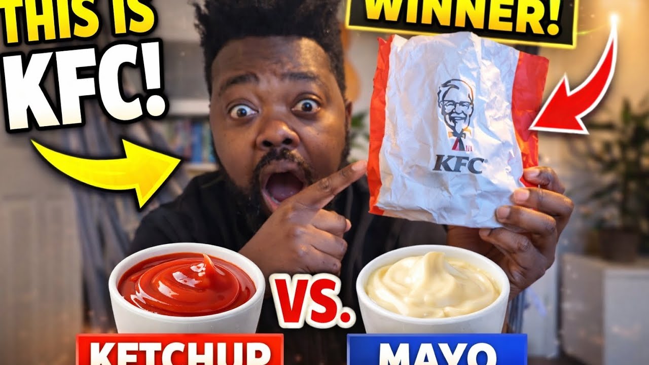 KFC Chicken: Ketchup vs Mayonnaise 🐔