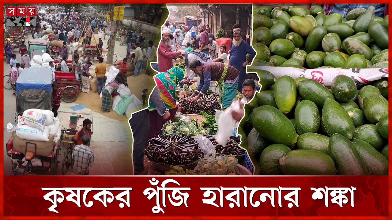 কমেছে সবজির দাম, ধানের হঠাৎ দরপতন | Bazar Update | Bazar Price | Somoy TV
