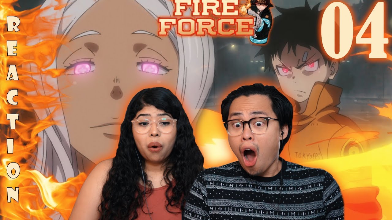 Реакция и обзор на 4-й эпизод Fire Force! ШИНРА БРОСАЕТ ВЫЗОВ ПРИНЦЕССЕ ХИБАНЕ!