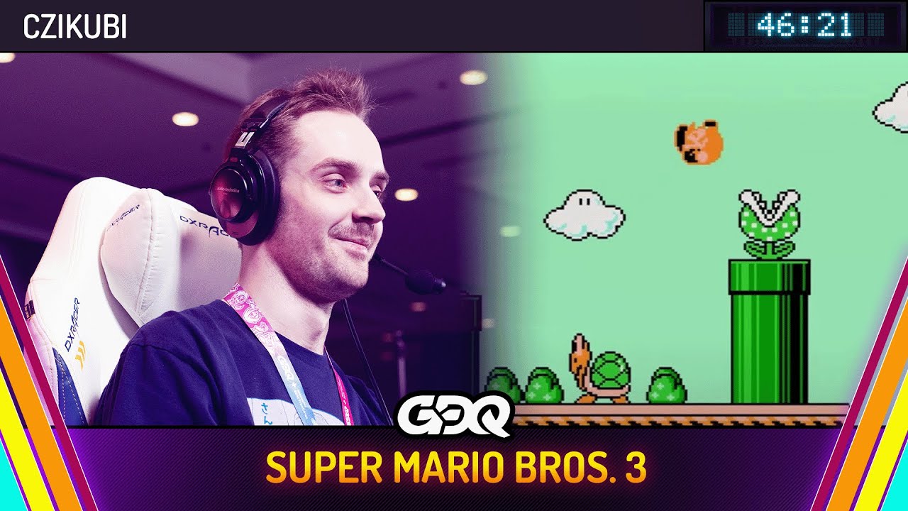 Super Mario Bros. 3 by Czikubi in 46:21 - Summer Games Done Quick 2025