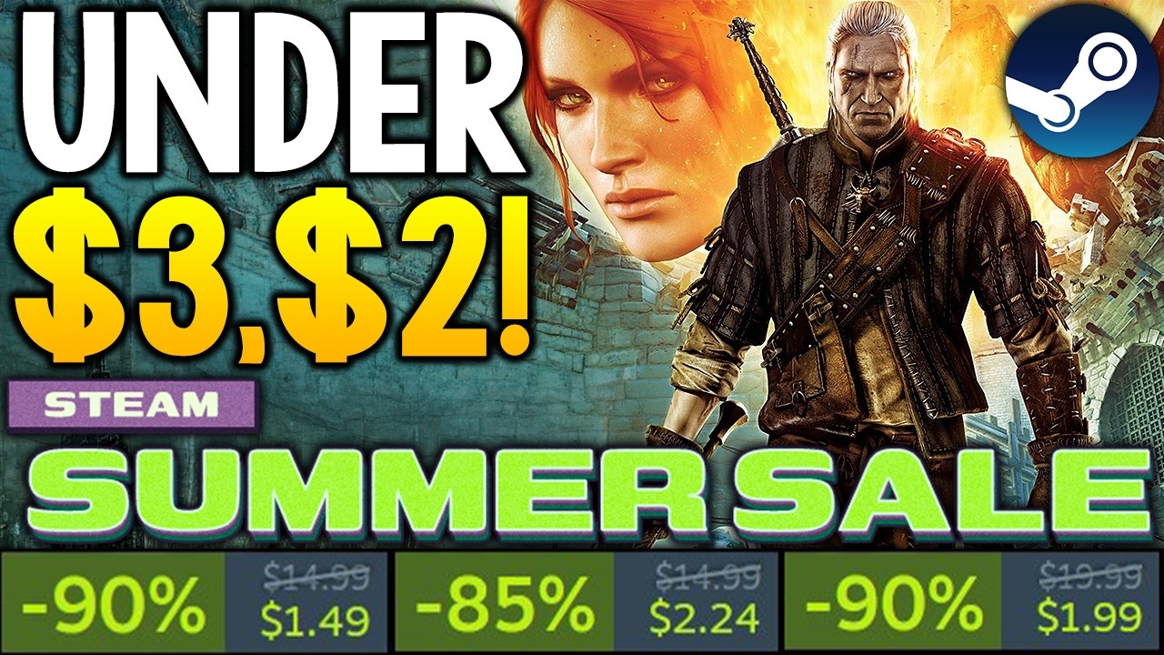 ЛЕТНЯЯ РАСПРОДАЖА STEAM 2026 &mdash; Потрясающие РАННИЕ скидки на игры ДЕШЕВЛЕ $2 и $3!