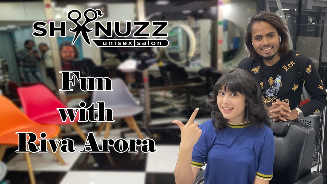 Fun with Bollywood Actress Riva Arora at Shanuzz Salon