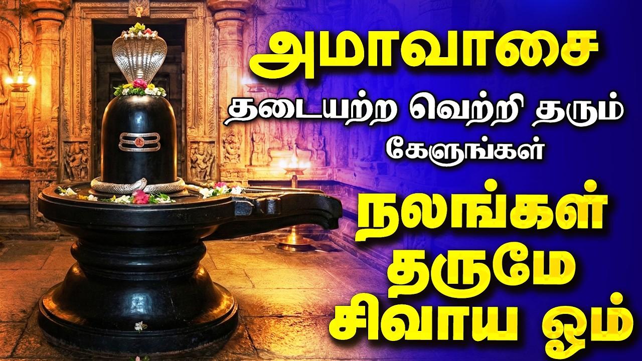 🔴LIVE SONGS | மகா சிவராத்திரி அன்று கேட்க வேண்டிய நலன் தரும் சிவாய ஓம்  சிவன் பாடல் SivanTamil Song