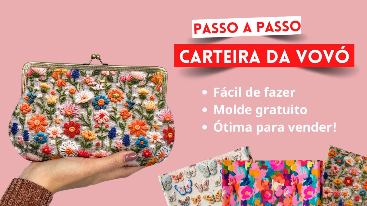 Como fazer uma bolsinha da vovó | Aniversário da Carol Vilalta