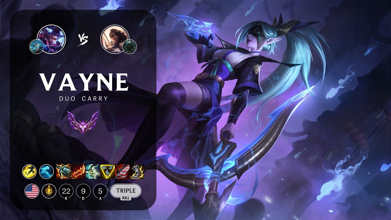 Vayne ADC vs Samira - NA Master Patch 14.1