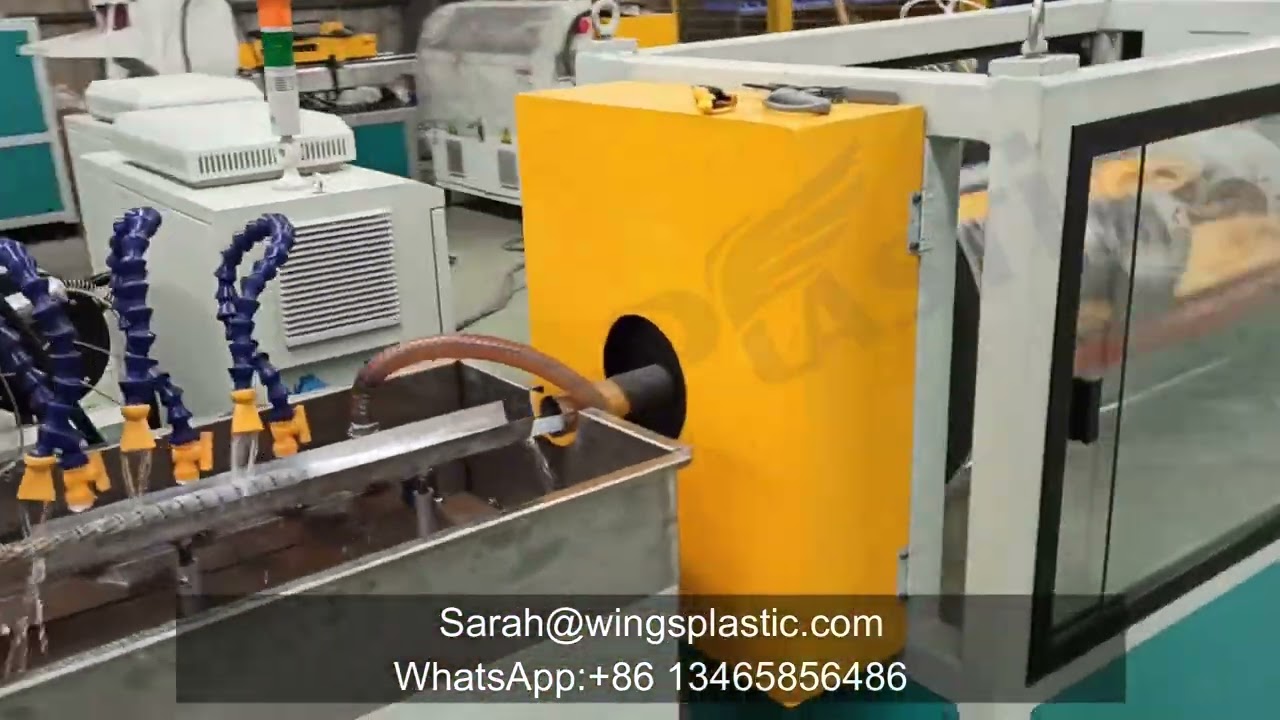 PP PE Spiral Guard Wrapping Hose Machine Production Line