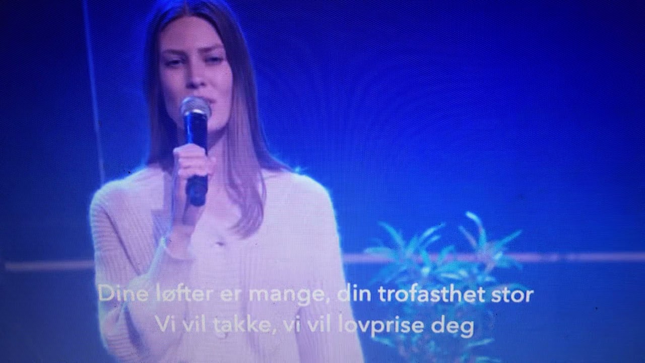 Dine løfter er mange, din trofast stor.  Vi vil takke, vi vil lovprise deg- Filadelfia kirke, 26 Sep