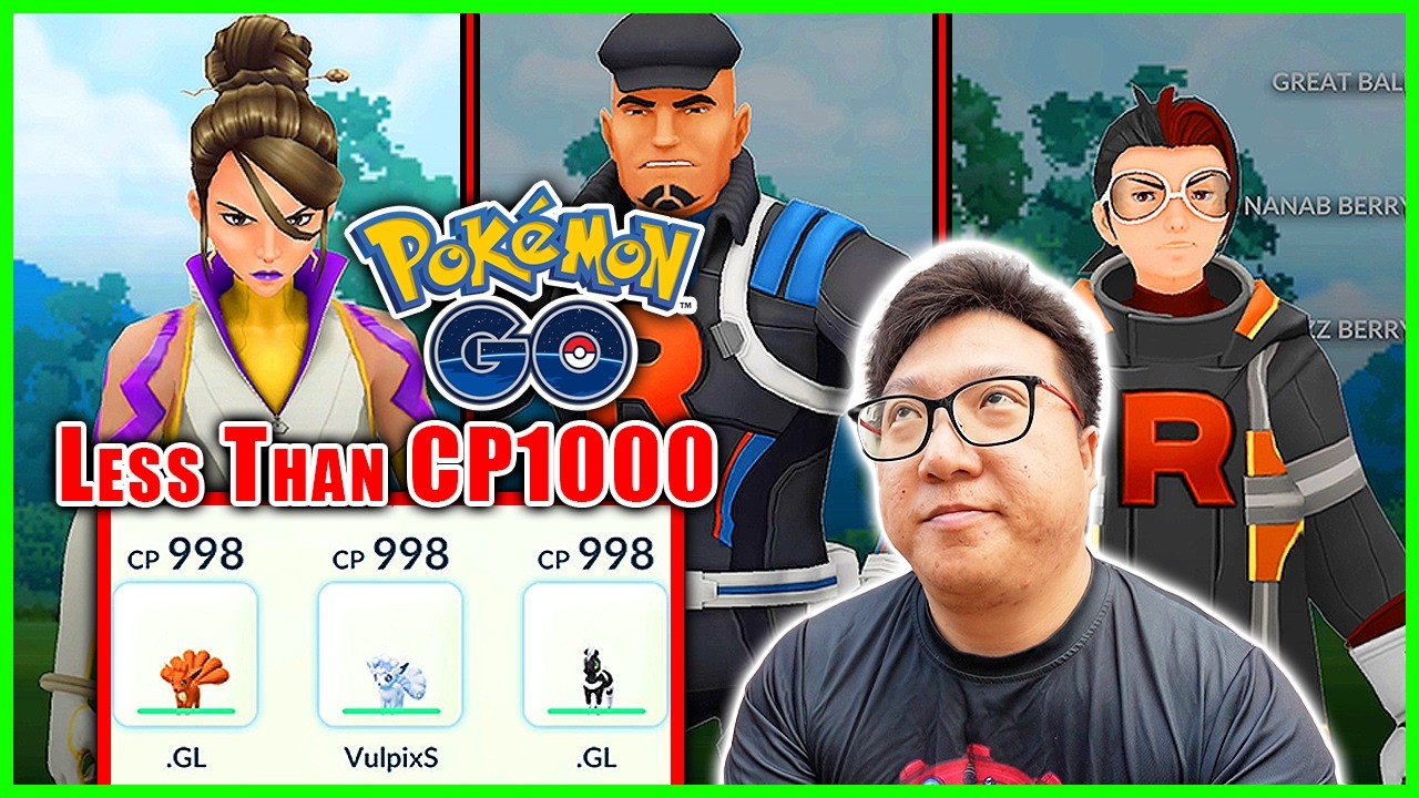 I Used Under CP1000 Max Level Pokemon to Defeat All 3 Team Rocket Leaders, AND... - Pokemon GO