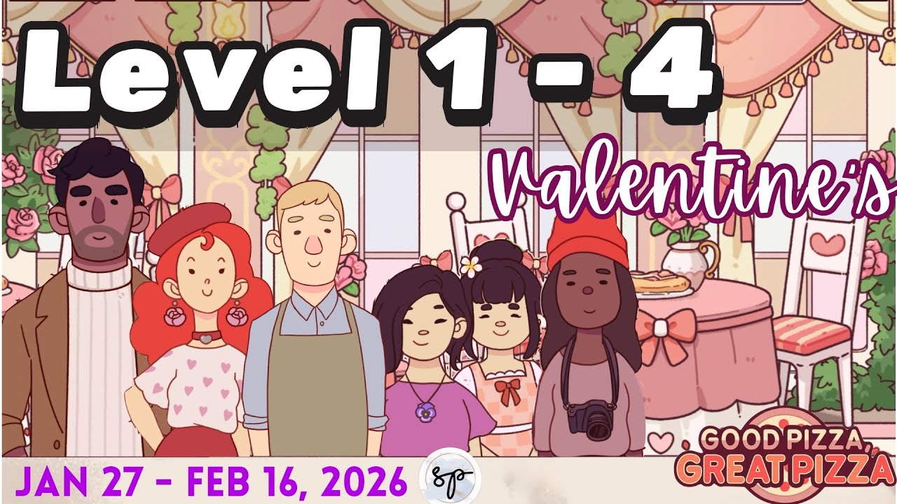 Level 1 - 4 | Valentine&rsquo;s Baked With Love 2026 Event | Feb 3 &ndash; Feb 16 | Good Pizza Great Pizza 