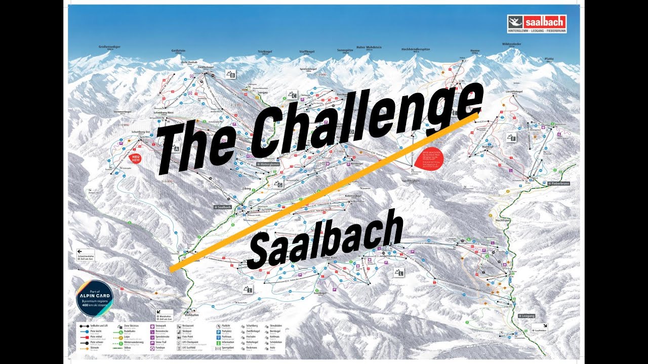 Saalbach Ski Challenge.  (aka The Challenge or Saalbach Challenge) the entire circuit on video