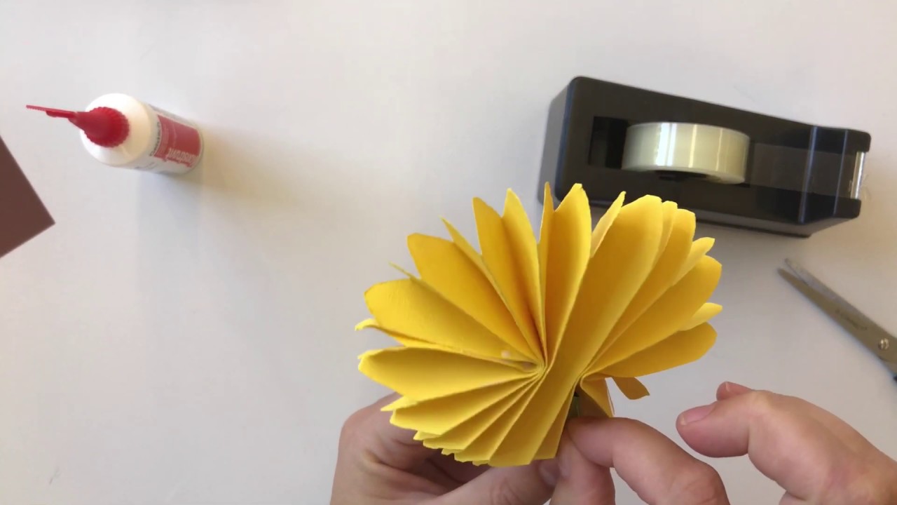 Sonnenblume basteln