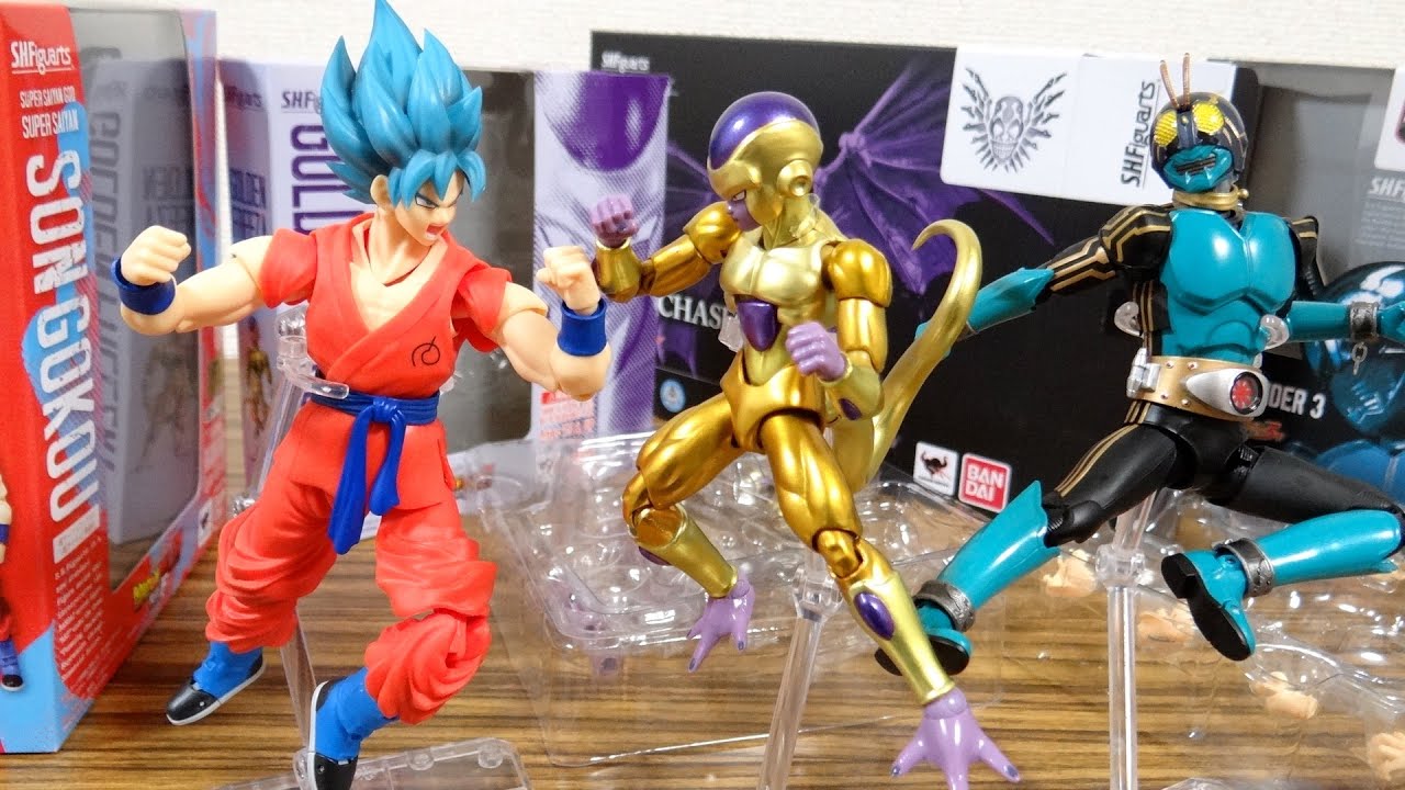 仮面ライダー3号 & プレバン限定商品【開封レビュー】武装チェイサーセット 復活の「F」超サイヤ人ゴッドSS孫悟空 ゴールデンフリーザ