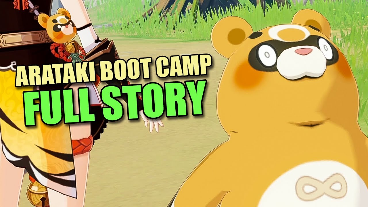 CN VA Arataki Blazing Armor Beetle Battle Boot Camp Full Story | Genshin Impact 4.3 Event