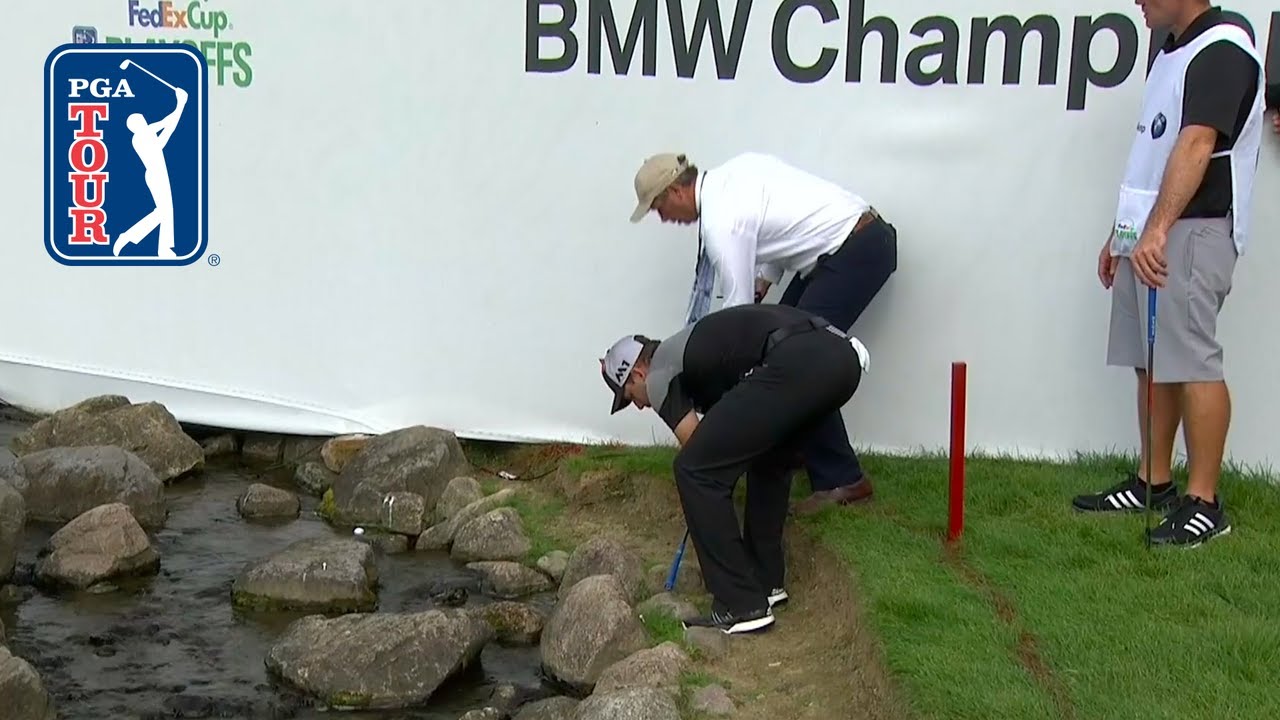 Sergio Garcia’s rocky ruling on No. 18 at 2018 BMW Championship