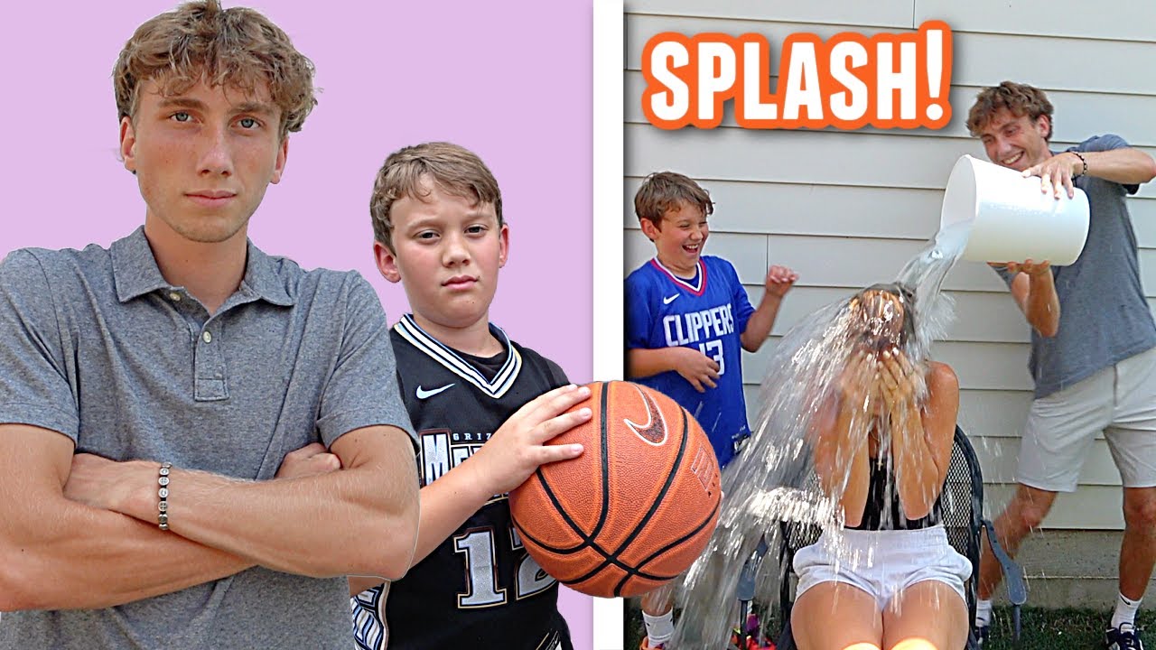 ICE BUCKET CHALLENGE if you miss a trick shot!