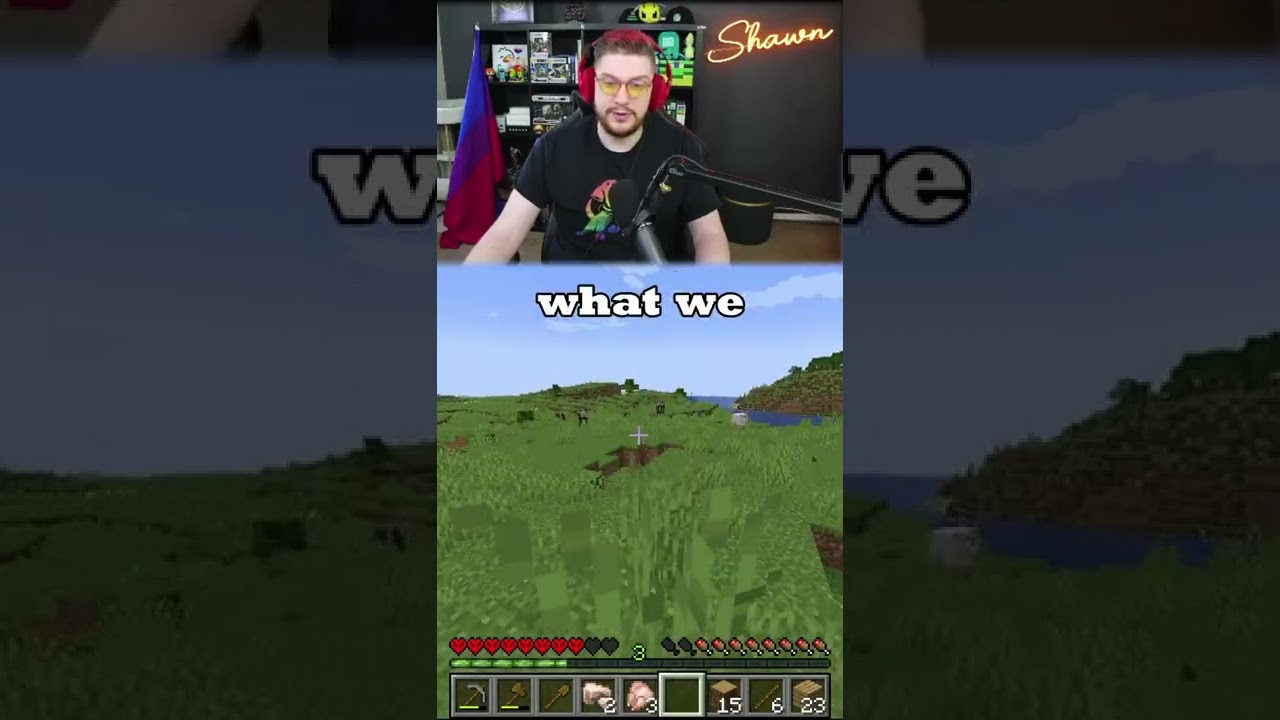 Finding ONE IRON can be so difficult in 1.19 #minecraft #minecraftshorts #shawngames #shorts