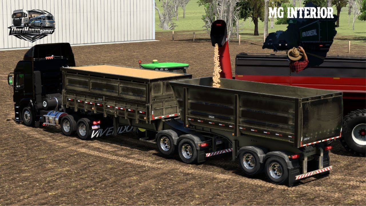 ⭕ETS2 - CARGA DINAMICA NA CAÇAMBA- MGINTERIOR   !   #shortsfeed #shortvideo #est2