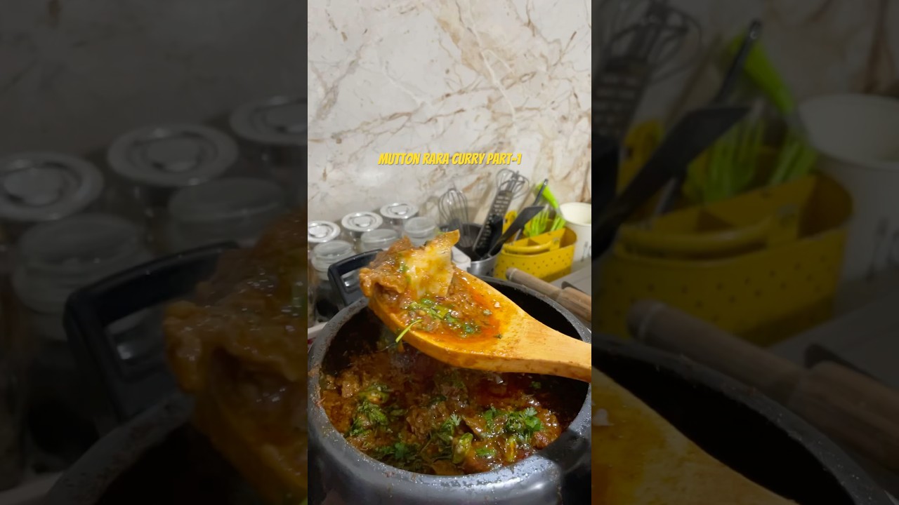 Mutton Rara curry part-1 